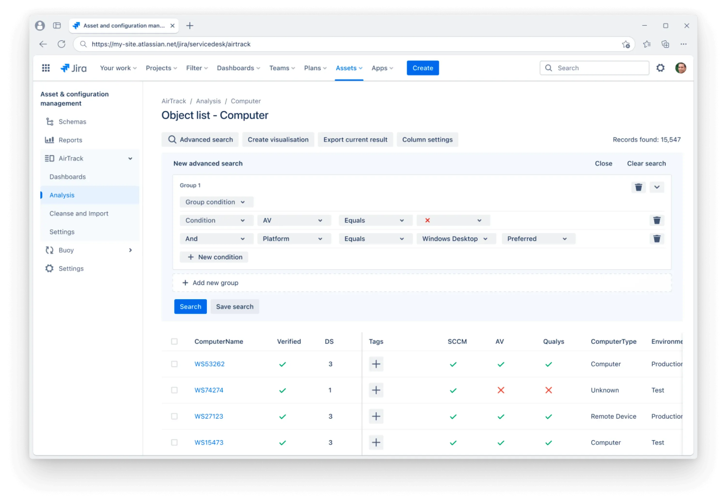 Screenshot: Der neue Data-Manager im Fokus