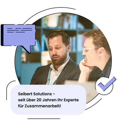 An animated office with employees working together